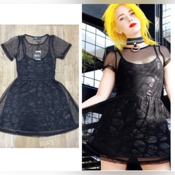 Iron Fist Dresses & Skirts - Iron Fist Skullz Club Mini Dress Size 2X